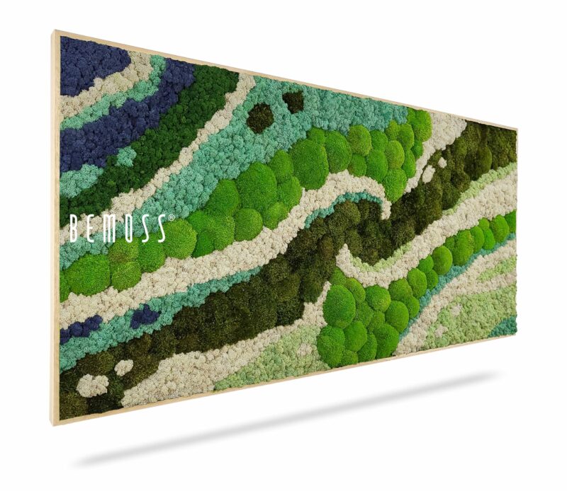 Cuadro de musgo BEMOSS® ORTHO SWIRL