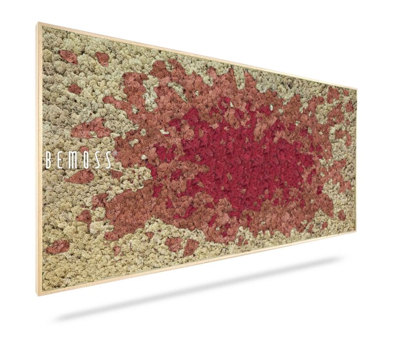 Cuadro de musgo BEMOSS® SPLASH Pink