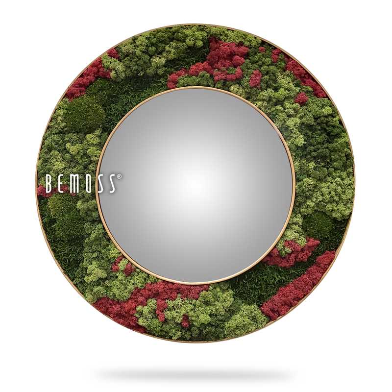 Espejo redondo BEMOSS® ORTHO Burgundy