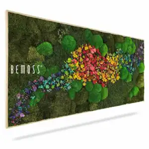 Cuadro de musgo PLANTAS Acebo